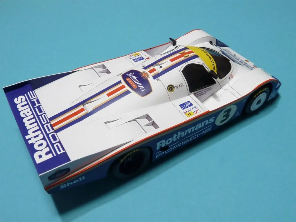 Papierový model Porsche 956 Team Porsche LM 1983